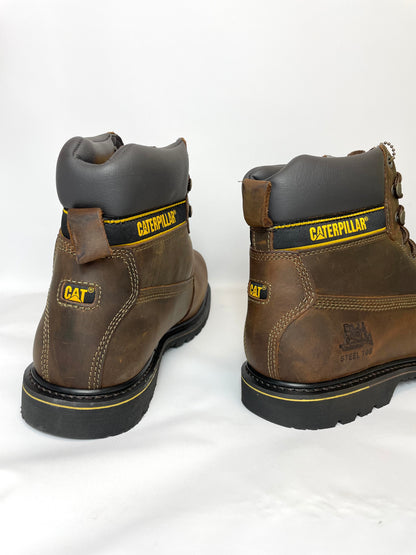 Caterpillar Holton Mens Safety Boots Brown