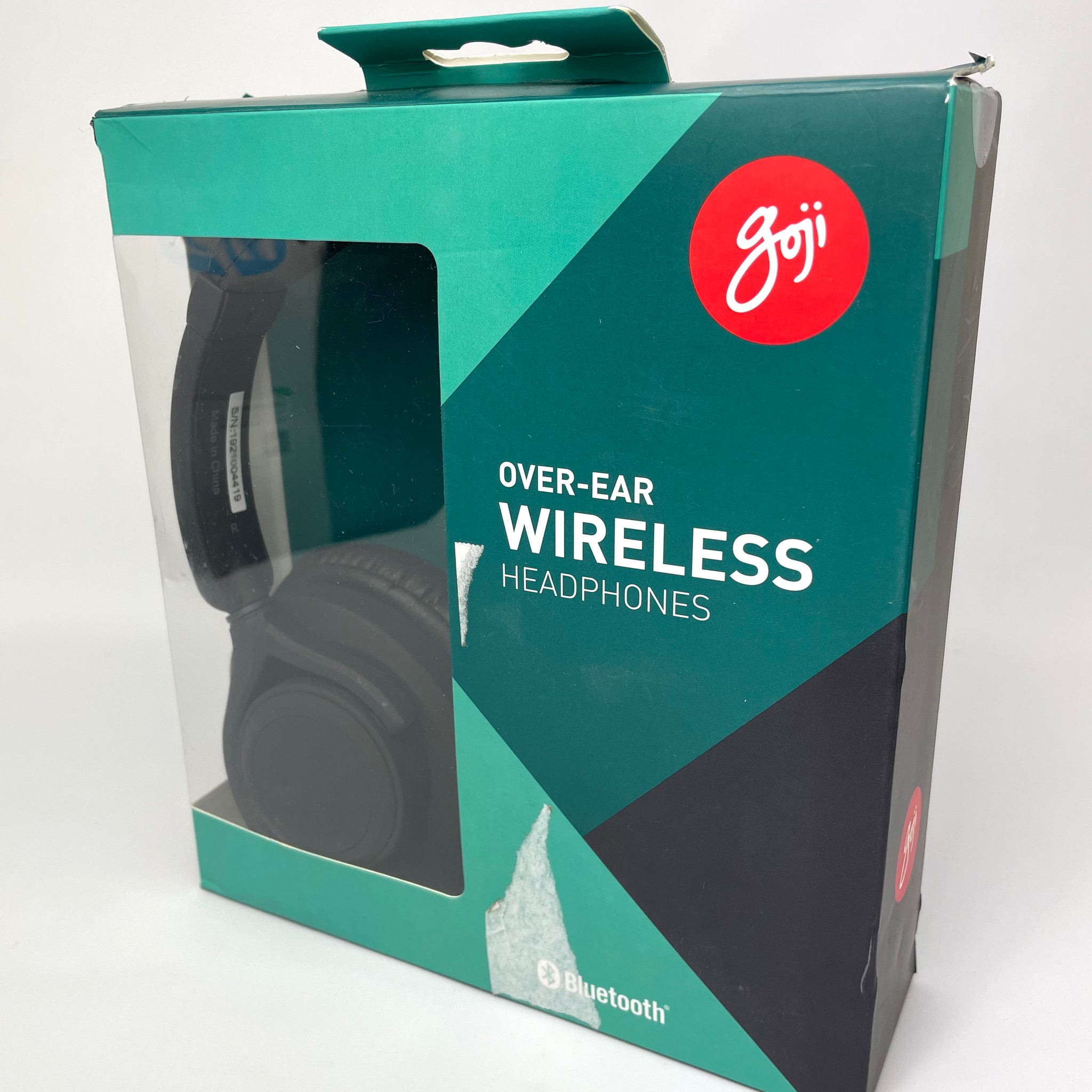 Goji Over-Ear Wireless Bluetooth Headphones in Black