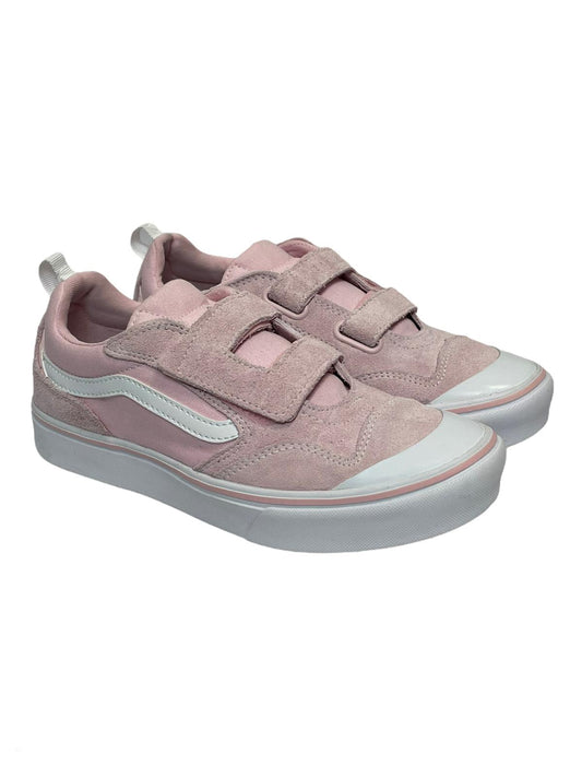 Vans Juniors Old Skool Shoes Pink/White