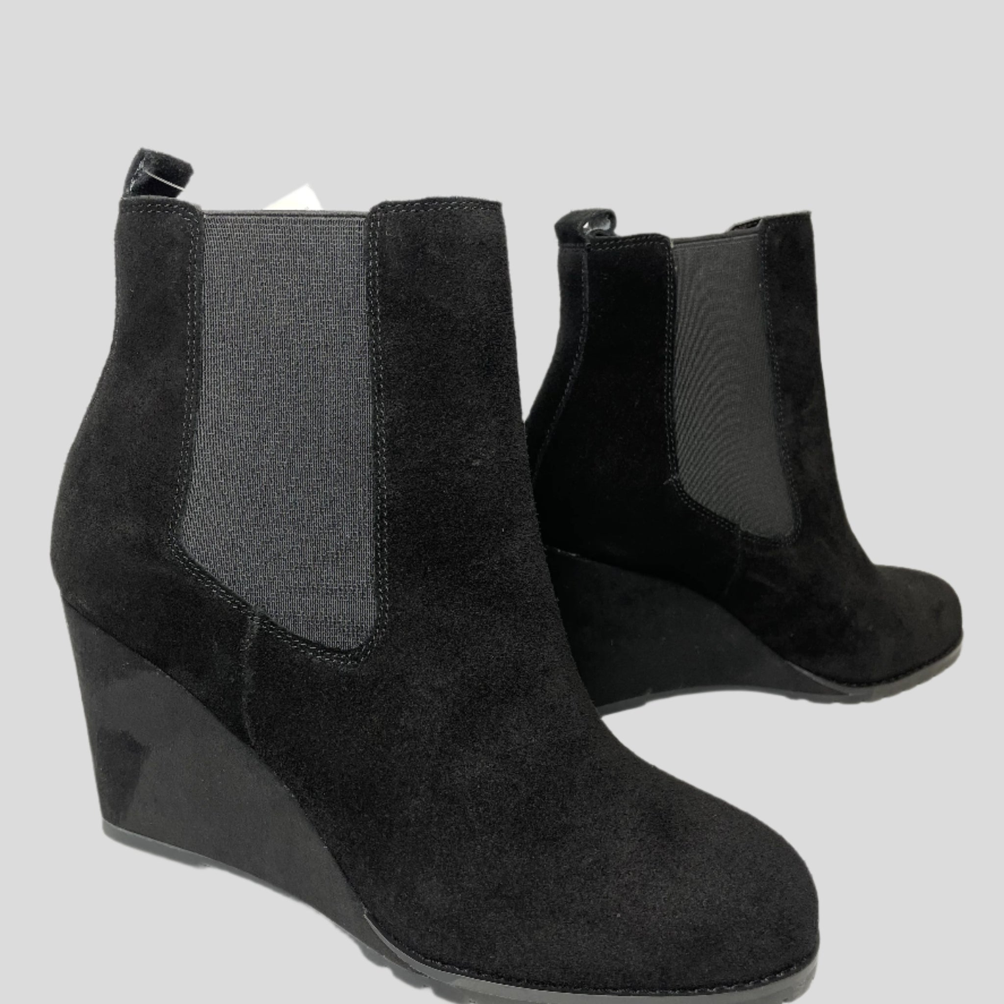 Women’s Leather Slip-on Ankle Boots Black UK 5 / EU 38