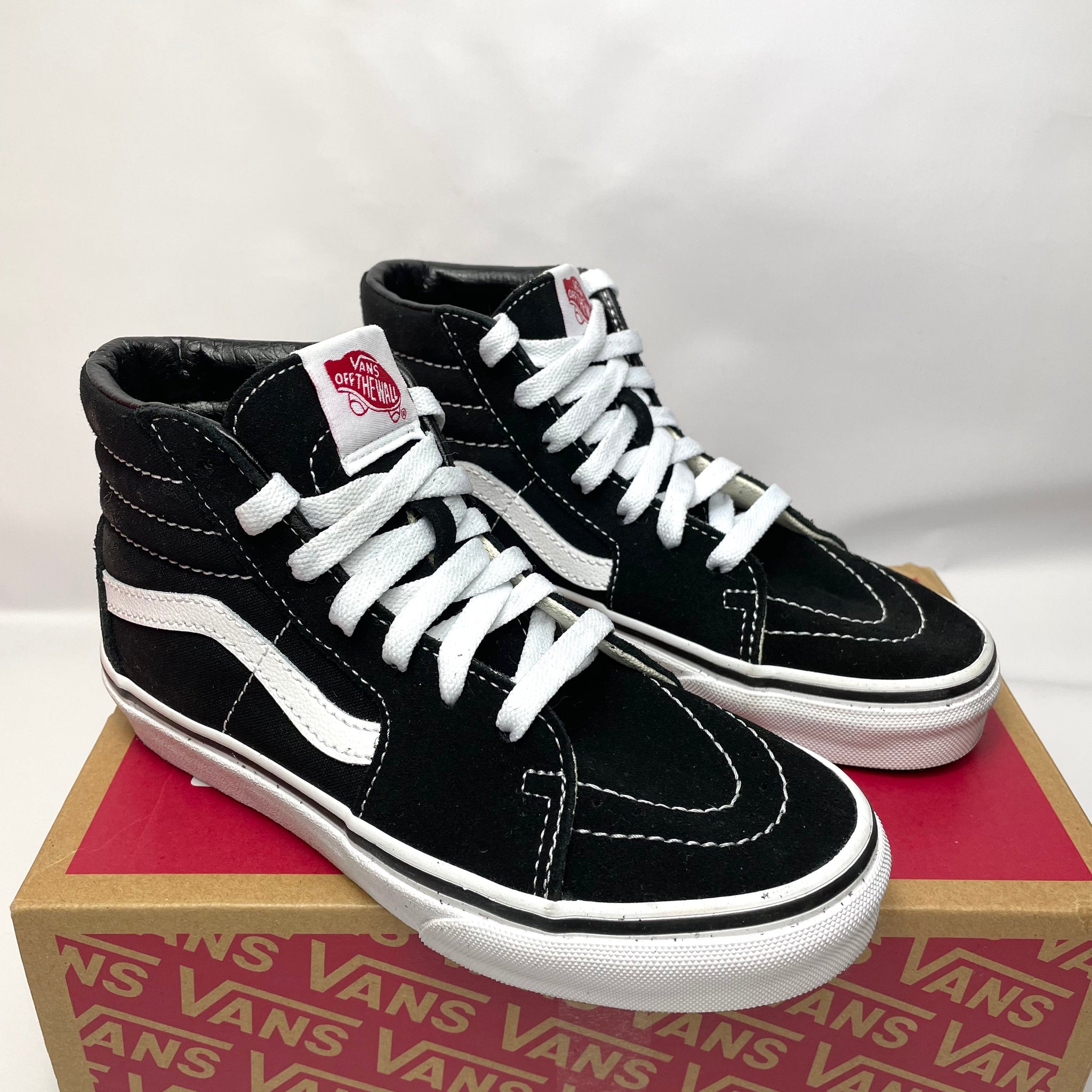 Vans SK8-Hi Junior Trainers Black/White