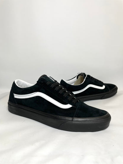 Vans Old Sokol Pig Suede Mens Classic Shoes Black