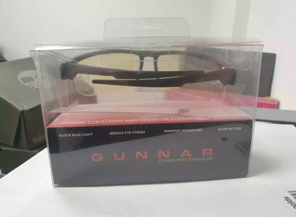 Gunnar Intercept Computer and Gaming Glasses with Retro Classic Onyx Ambery