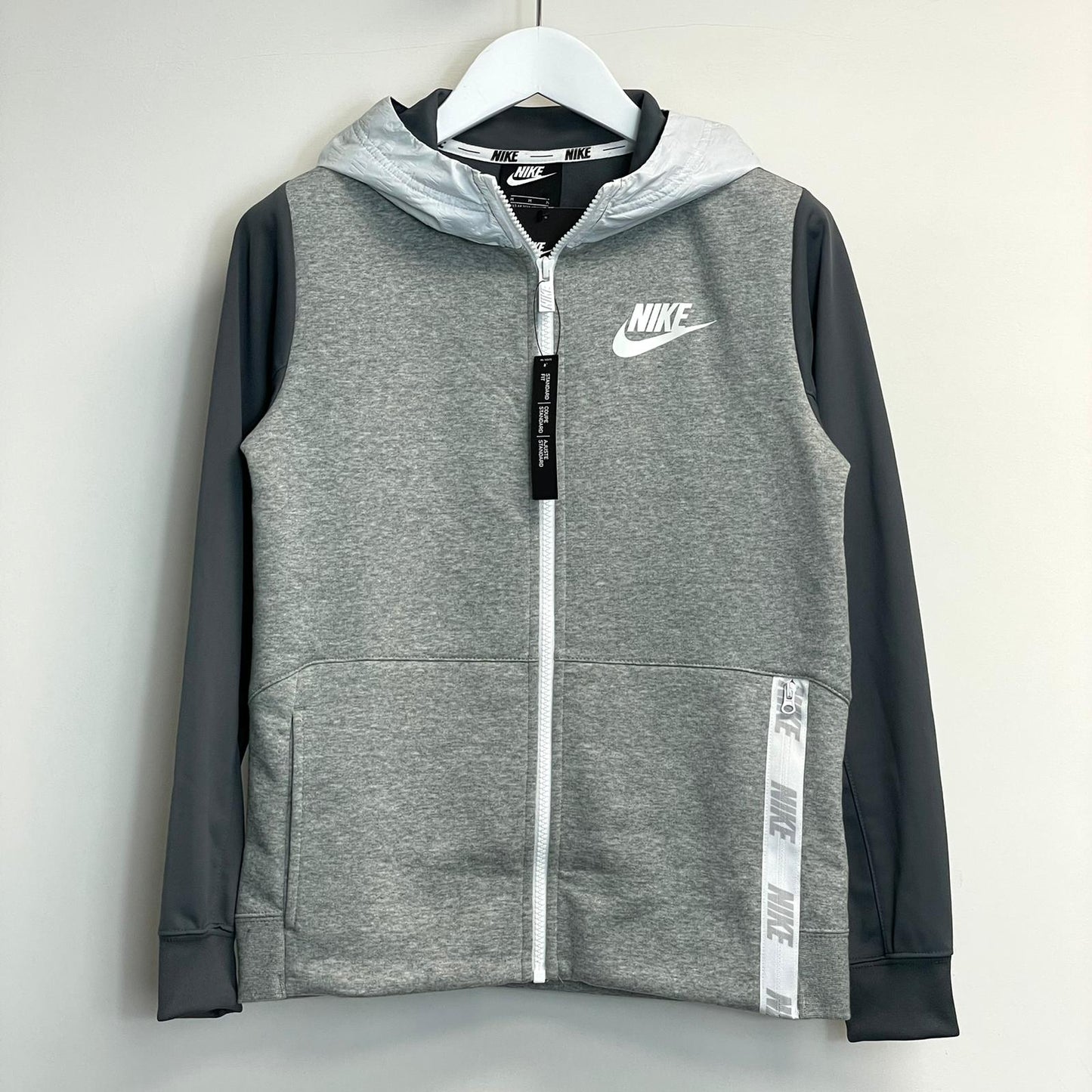 Nike Junior Hoodie Sweatshirt Grey
