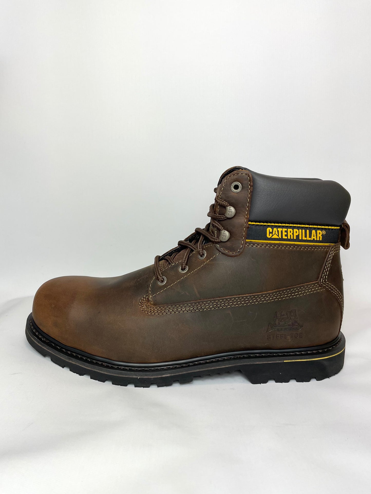 Caterpillar Holton Mens Safety Boots Brown