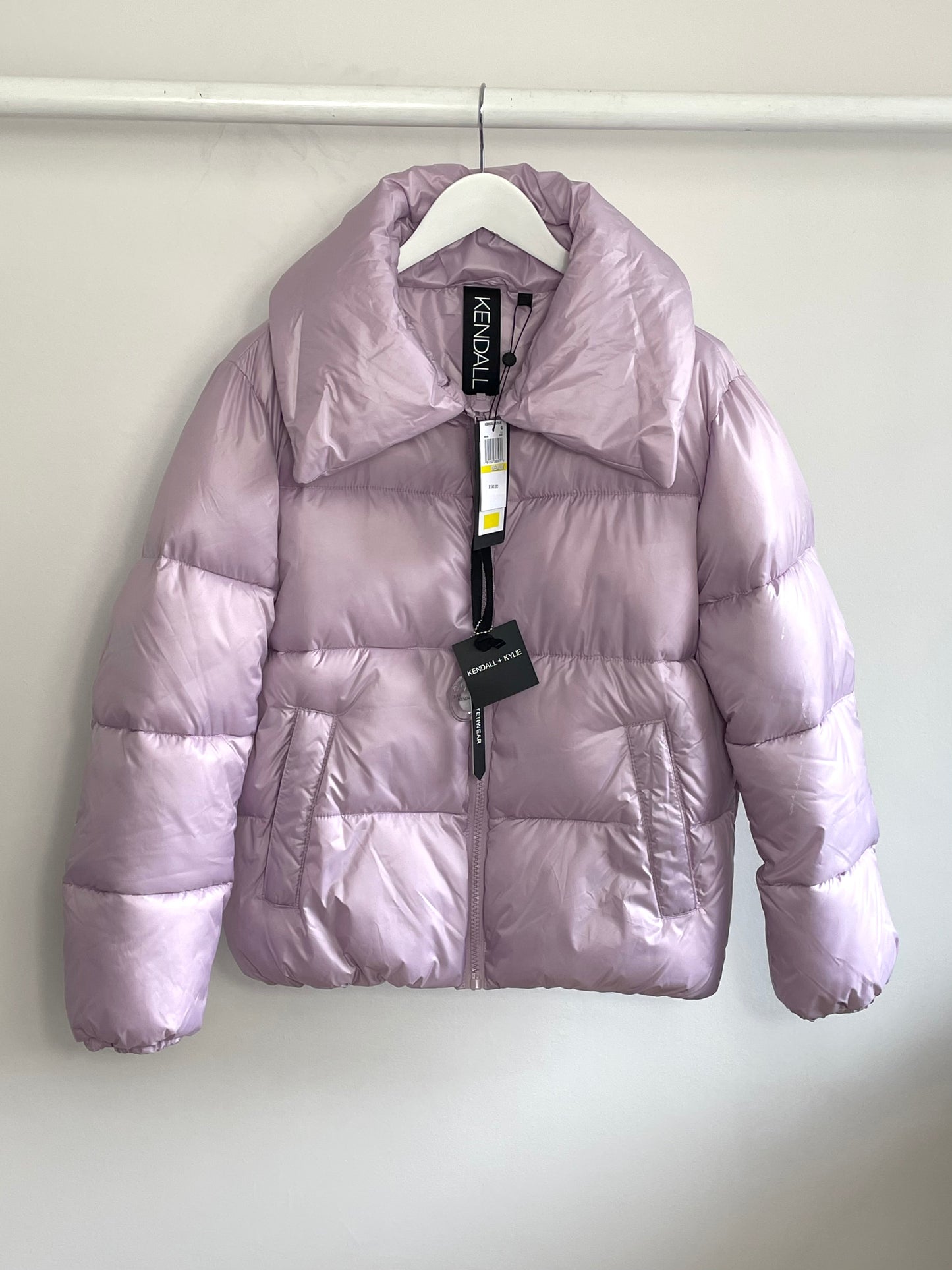 Women’s Full Zip Puffer Jacket in Lilac M