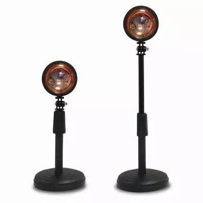 LED Sunset Lamp 4 Colours 10W Sun Light for Home Decor 360° Rotation with Stand