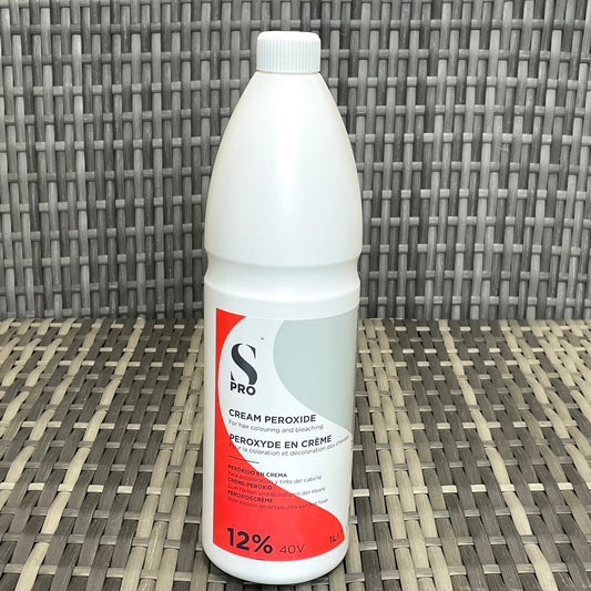 S-PRO Crème Peroxide Developer 12% 40 Vol 1000ml