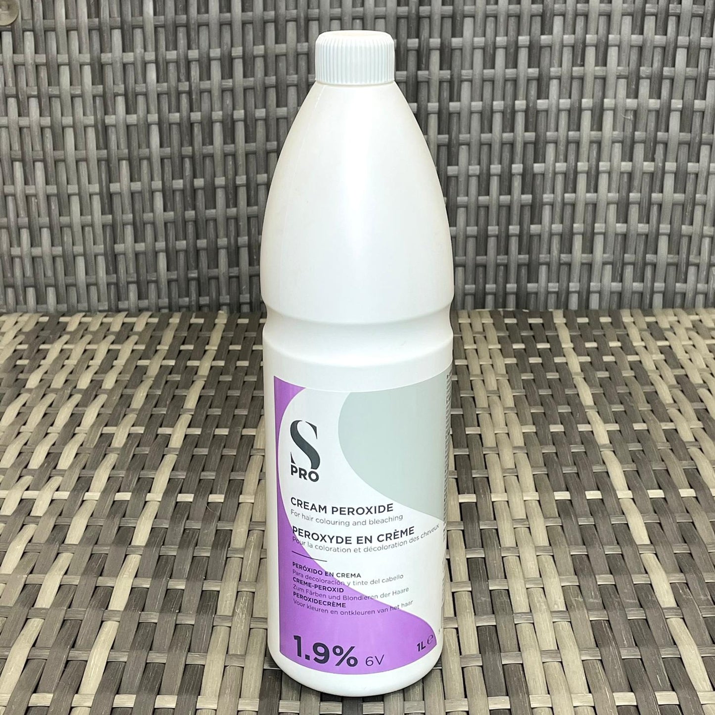 S-PRO Crème Peroxide Developer 1.9% 6 Vol 1000ml