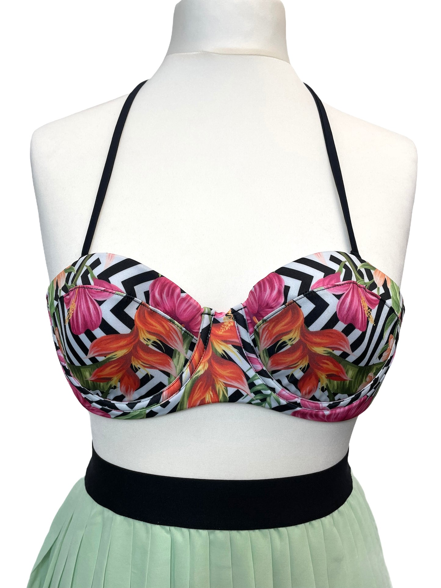 Mapale Prints Perfect Fit Ladies Bikini Top Multi