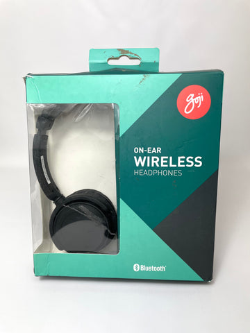 Goji On-Ear Wireless Headphones with Microphone in Black