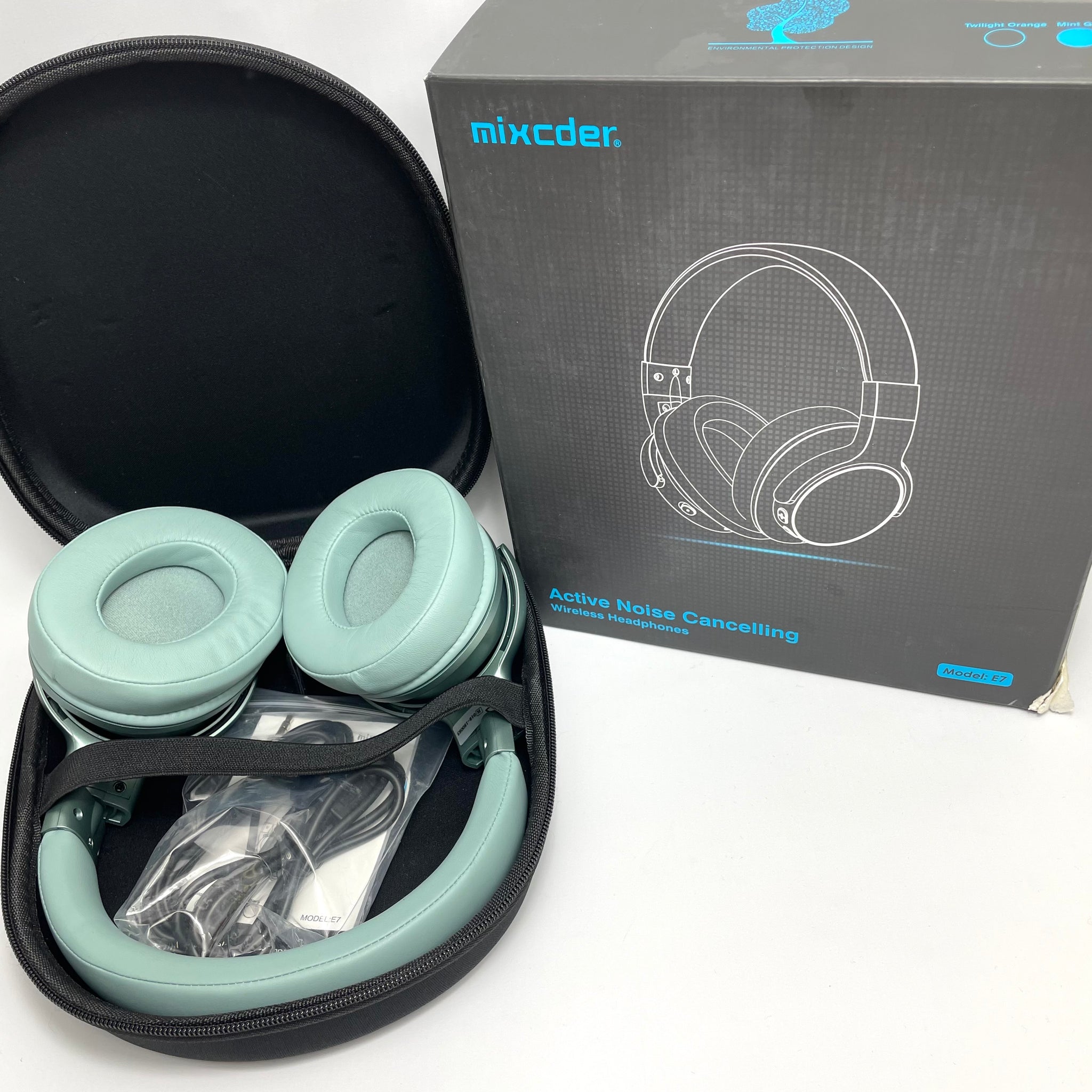 Mixcder E7 Over-Ear Wireless Active Noise Cancelling Headphone with Microphone