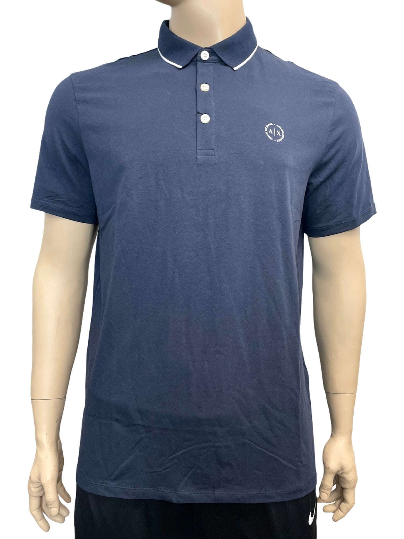 Men's Jersey Polo Shirt in Navy XL