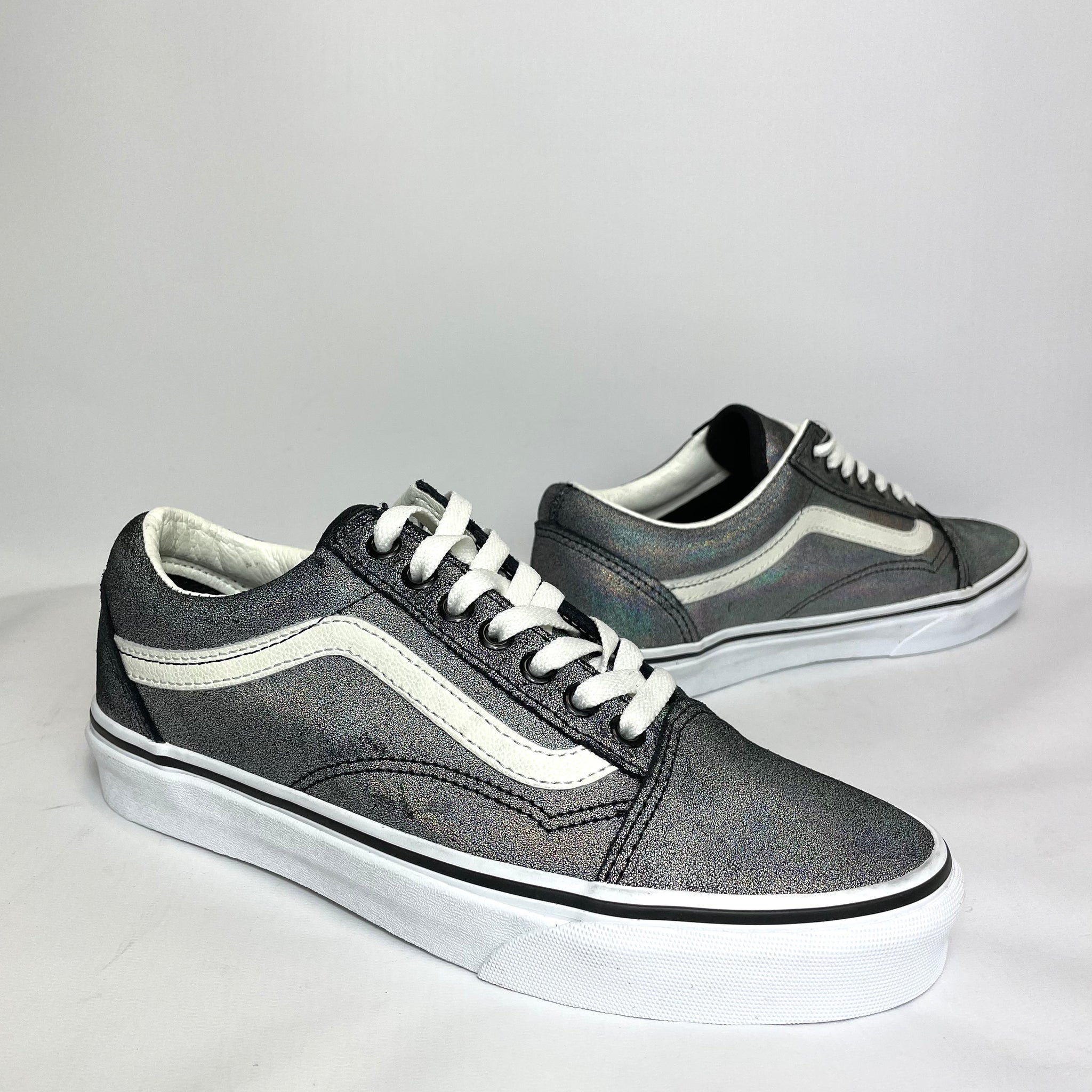 Vans Old Skool Womens Black Metallic Shoes