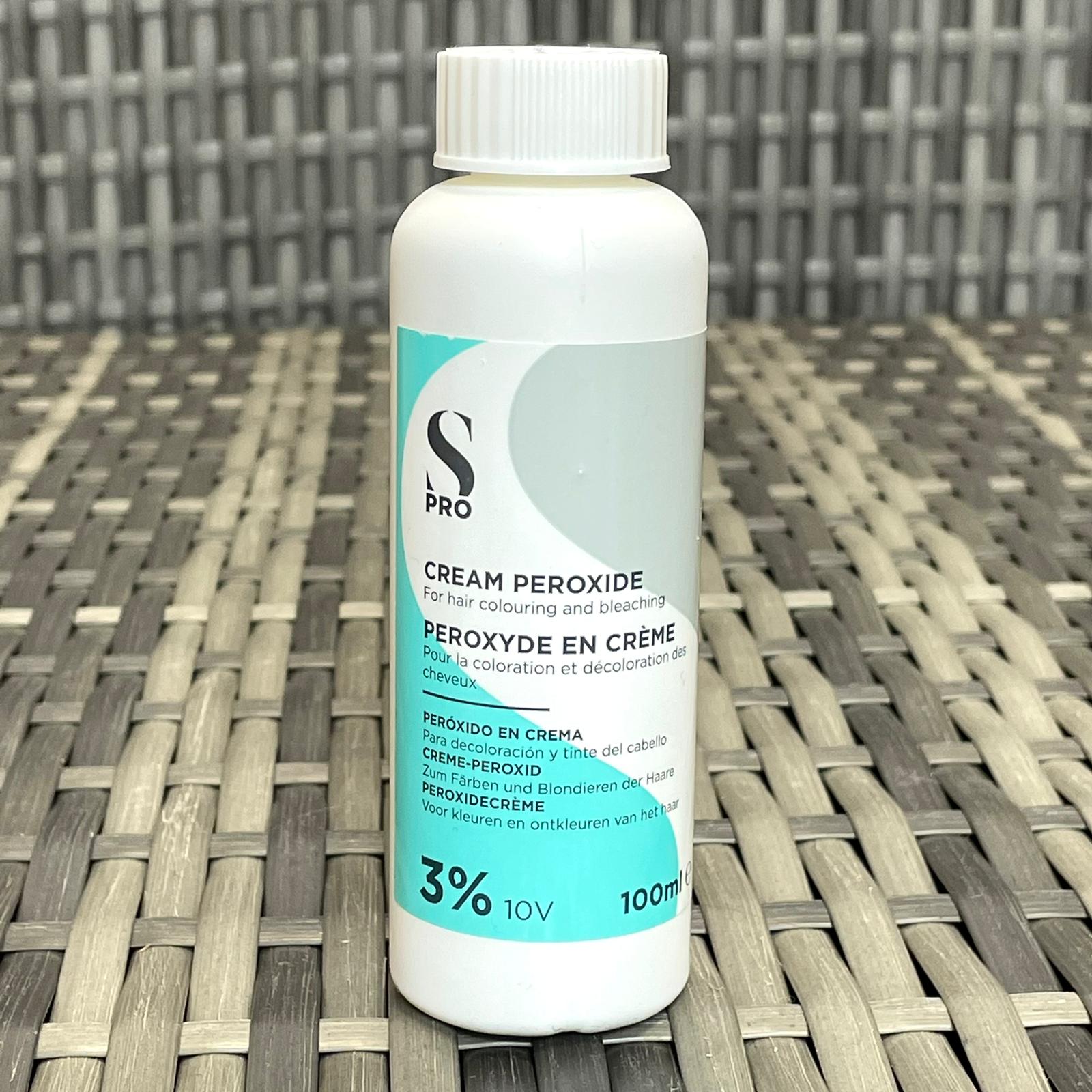 S-PRO Oxycream Peroxide Developer 3% 10 Vol 100ml