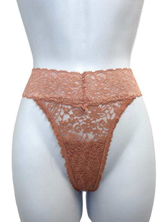 Urban Outfitters Out From Under Zoe Lace Trim High-Cut Ladies Bikini Bottom