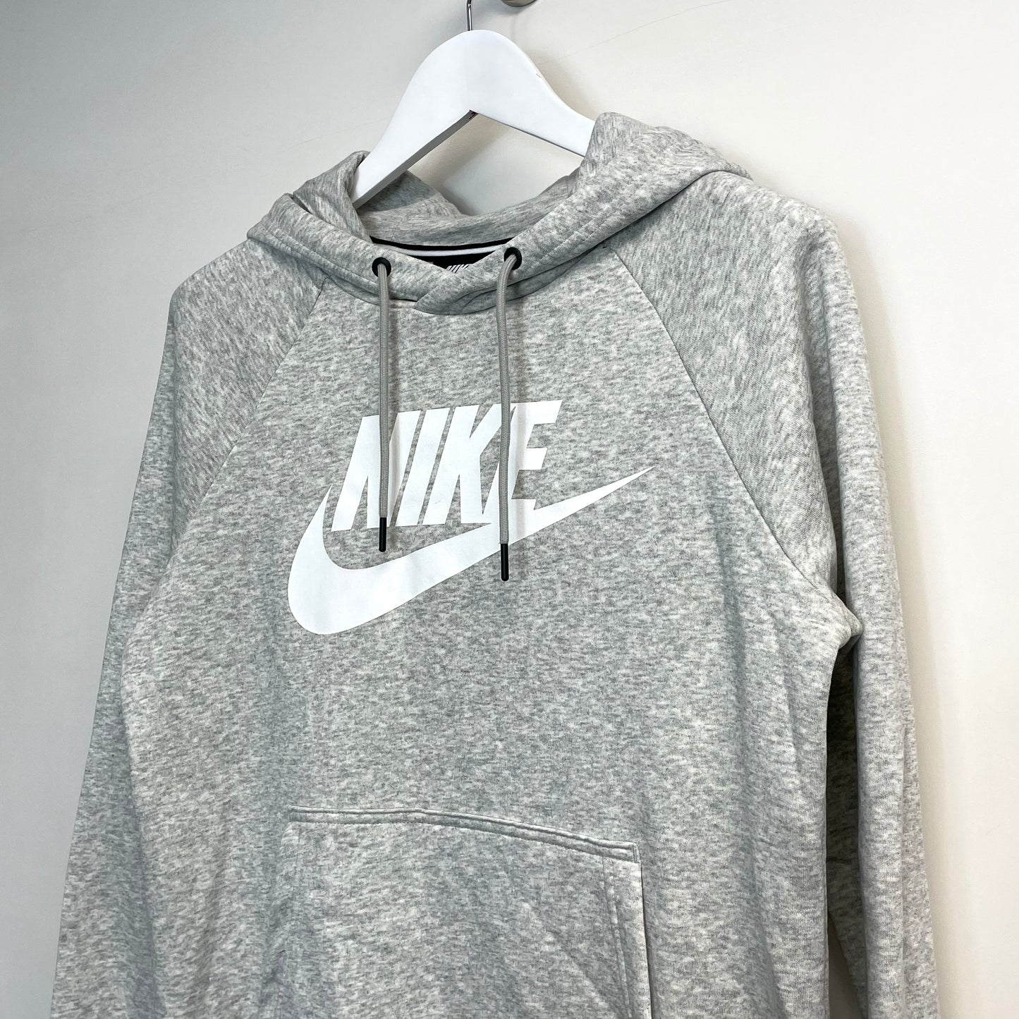Nike Women's Essential Logo Hoodie in Grey S