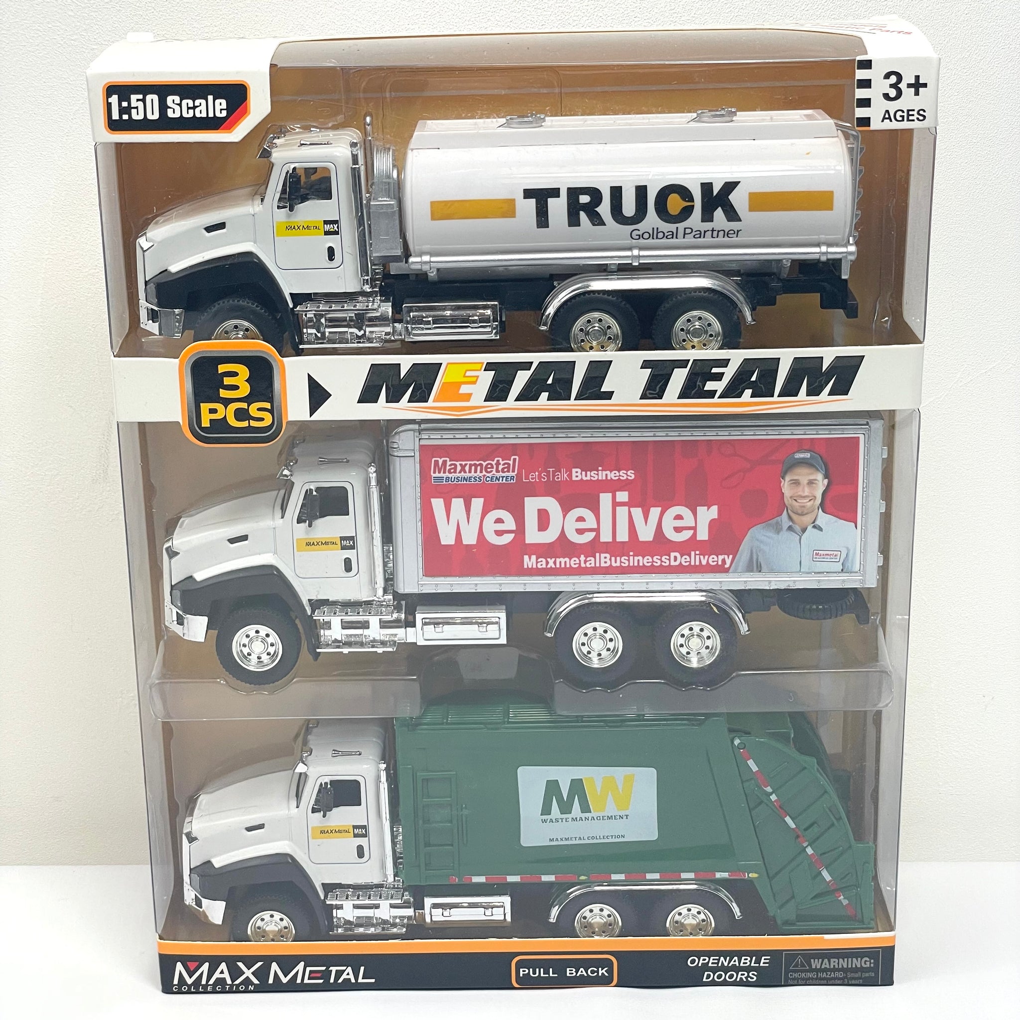 Construction Vehicles 1:50 Scale Truck Series Metal Car Toys