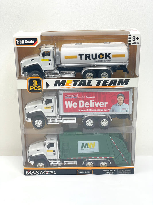Construction Vehicles 1:50 Scale Truck Series Metal Car Toys
