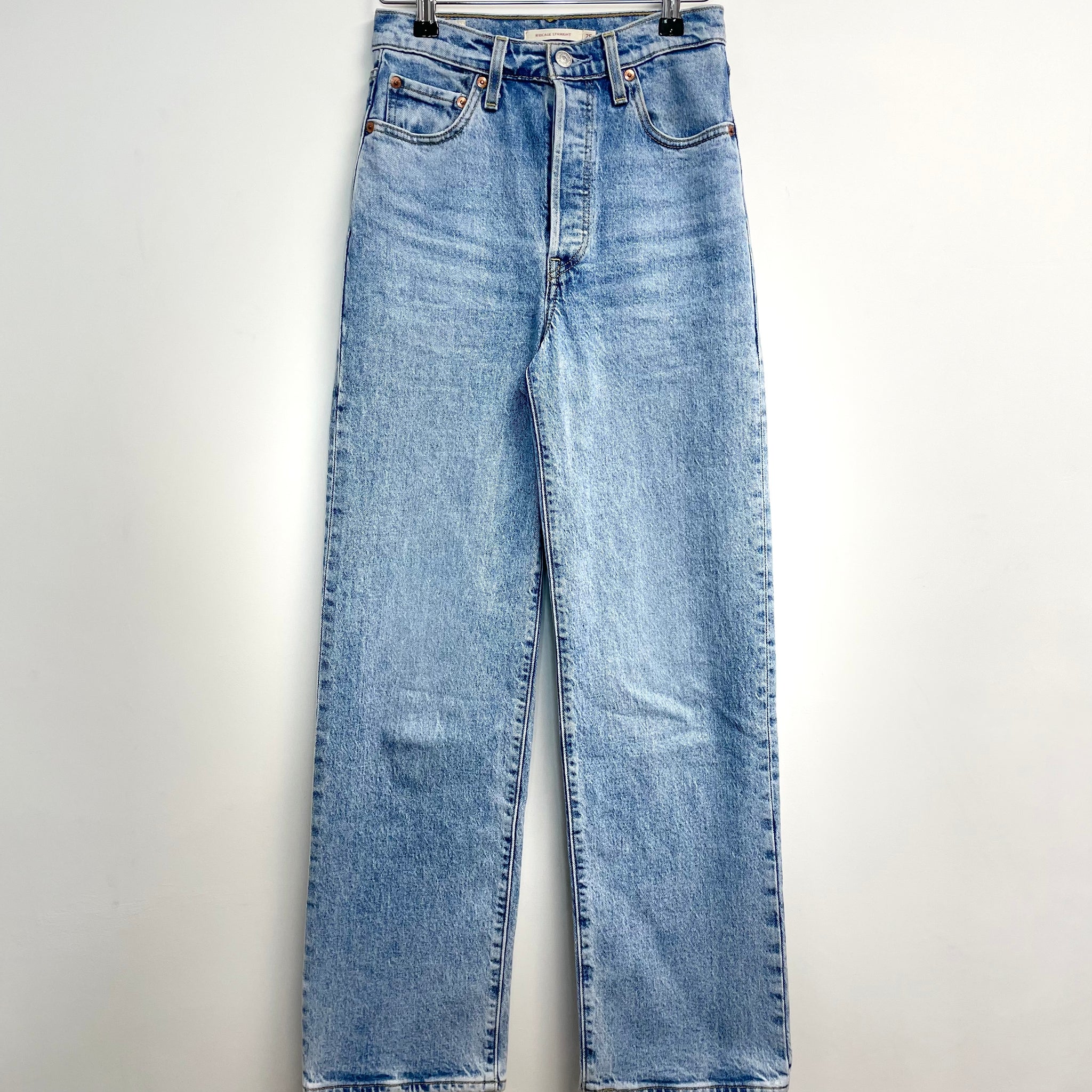 Levi’s Ribcage Womens Straight Jeans Blue