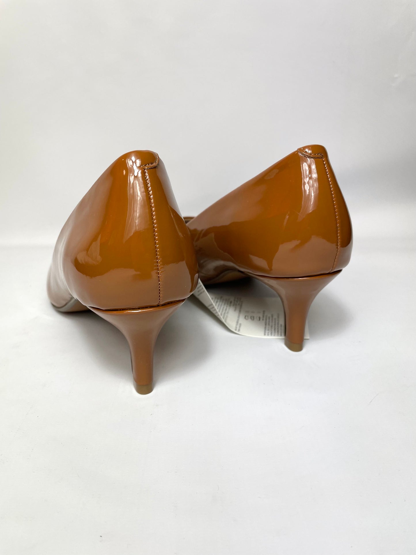 Women's Moda Low Heel D'Orsay Pointed Toe Pump Shoes in Brown UK 6 / EU 39
