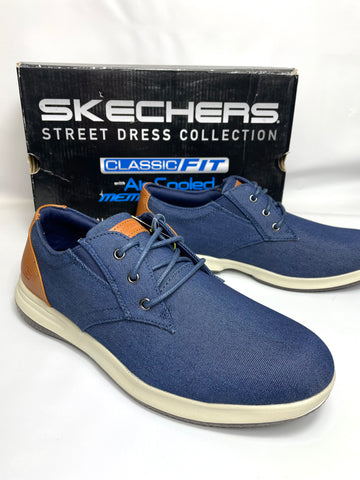 Skechers Darlow Remego Mens Trainers Denim Blue