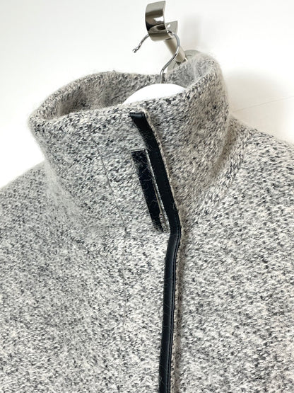 Calvin Klein Womens Wool Blend Coat in Grey