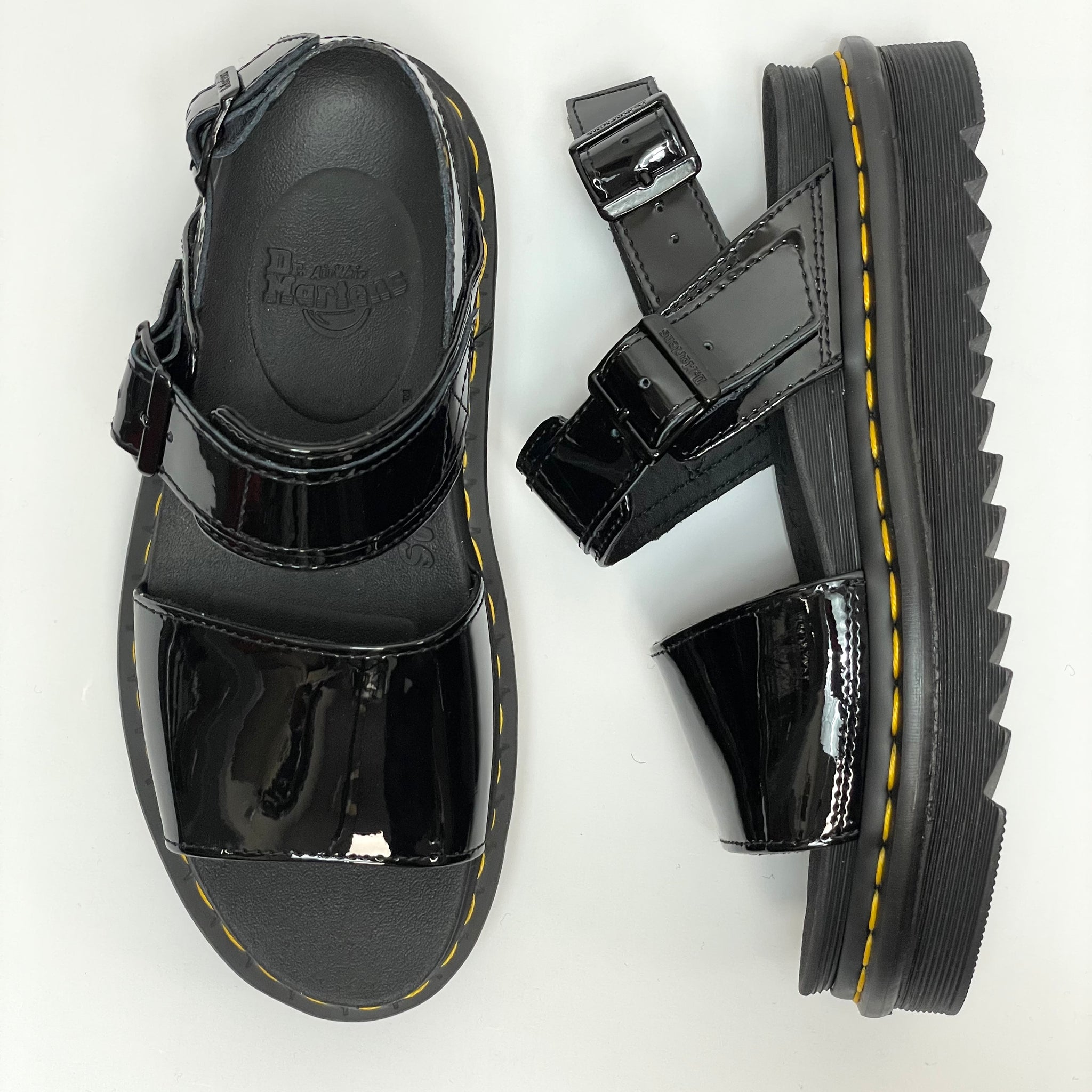 Dr. Martens Womens Chunky Platform VOSS Sandals Black
