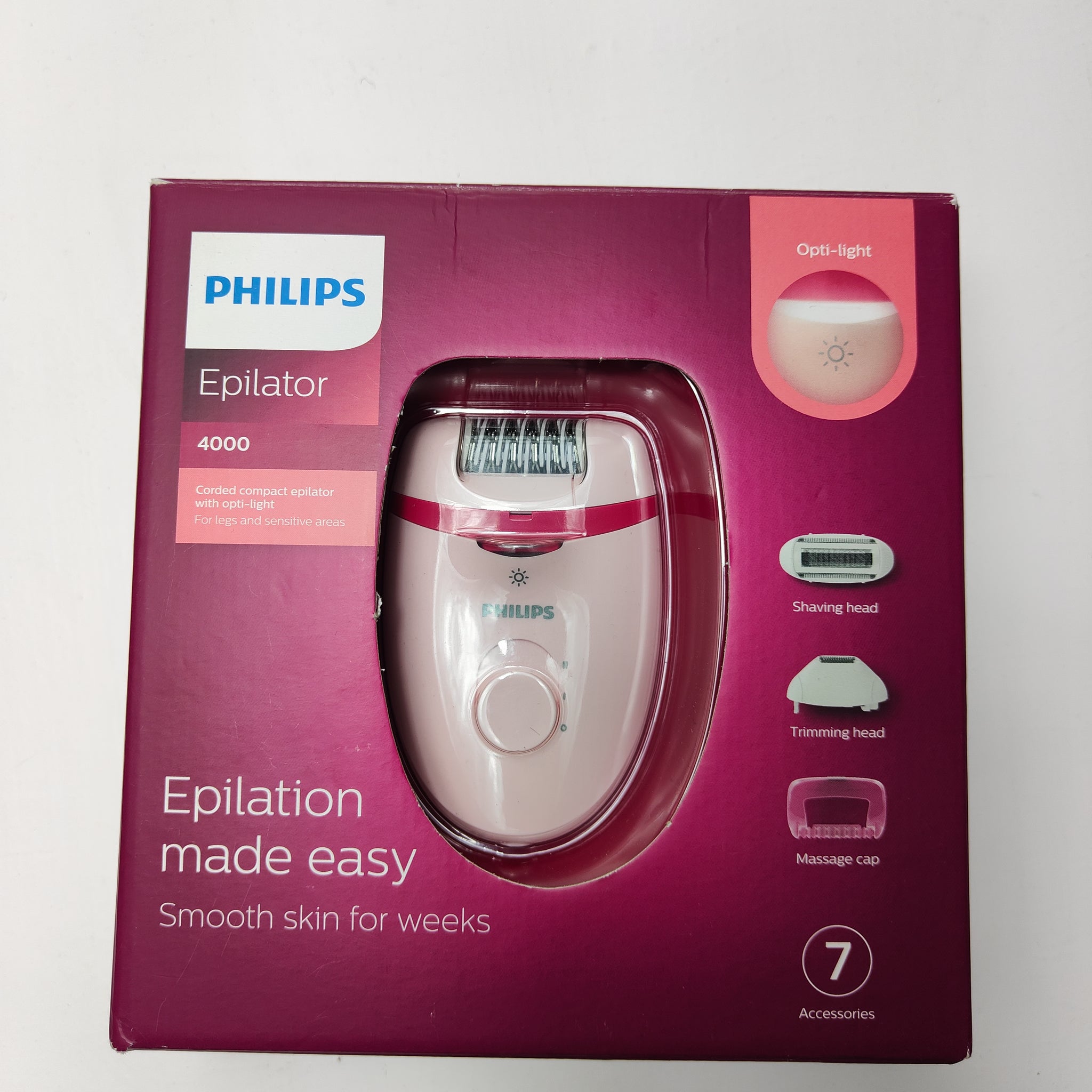 Philips Satinelle Essential Corded Epilator Hair Removal