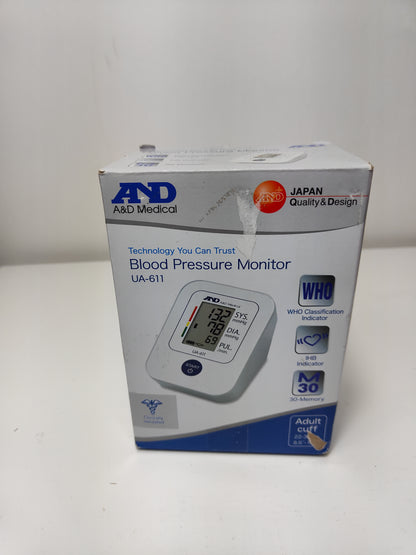 A&D Medical Blood Pressure Monitor with 22-32 CM Cuff