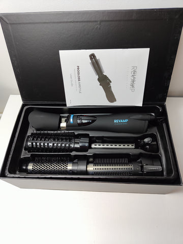 REVAMP ProGloss Airstyle DR-1200W 5-in-1 Hot Air Styler & Hair Curler Kit