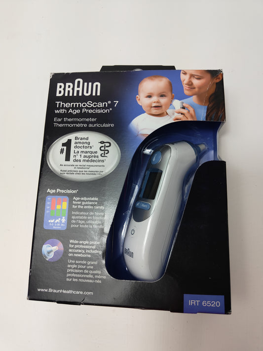 Braun ThermoScan 7 IRT6520 Ear Thermometer with Age Precision