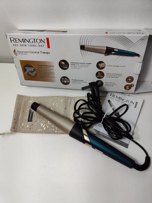 Remington Advanced Coconut Therapy Curling Wand Hair Curler
