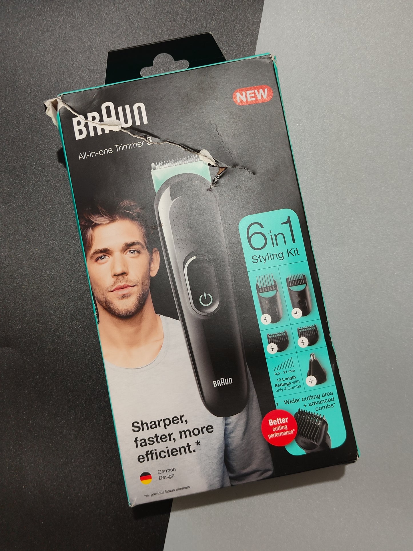 Braun 6-In-1 All-In-One Beard Trimmer Series 3 Men's Grooming Kit
