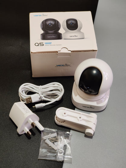 WiFi IP Camera, Full HD 1080P Wireless Smart Indoor Home Security Camera Q5
