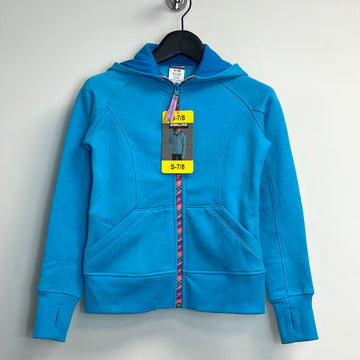 Kirkland Junior Full Zip Performance Hoodie Blue