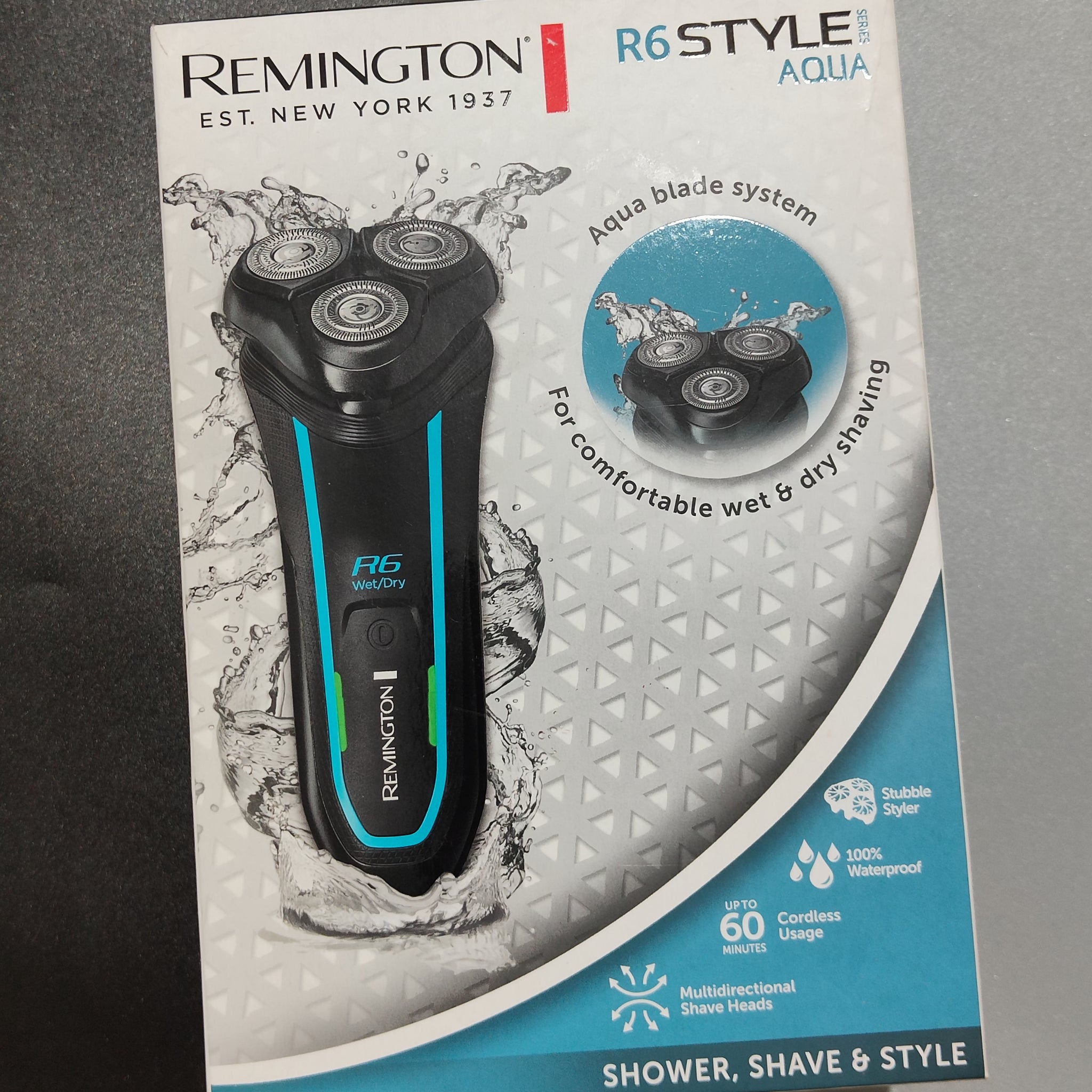 Remington R6 Style Wet and Dry Rotary Electric Shaver R6000