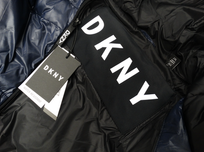 DKNY Mens Water Resistant Ultra Loft Puffer Jacket Navy