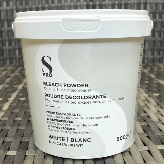 S-PRO Bleach Powder White Lightener 500g