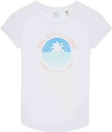 O'Neill Sol Ladies Short Sleeve T-shirt White