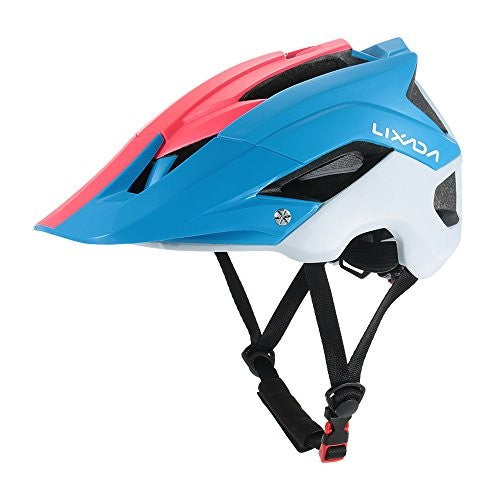 LIXADA Mountain Bike Cycling Helmet Bicycle Scooter Safety Helmet Blue/White/Red